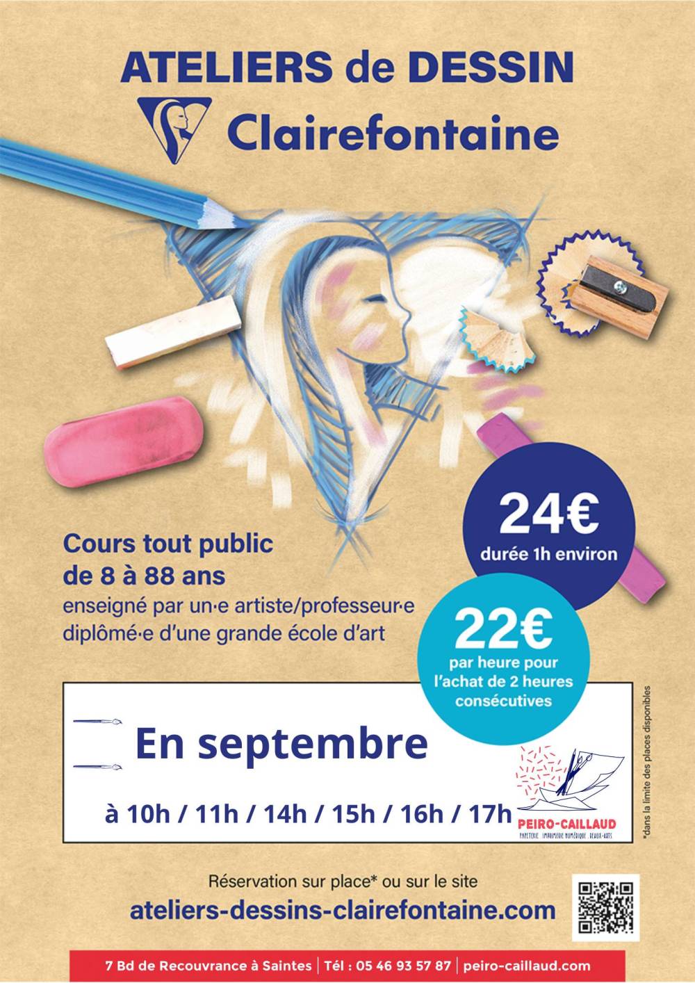 Ateliers de dessin Clairefontaine